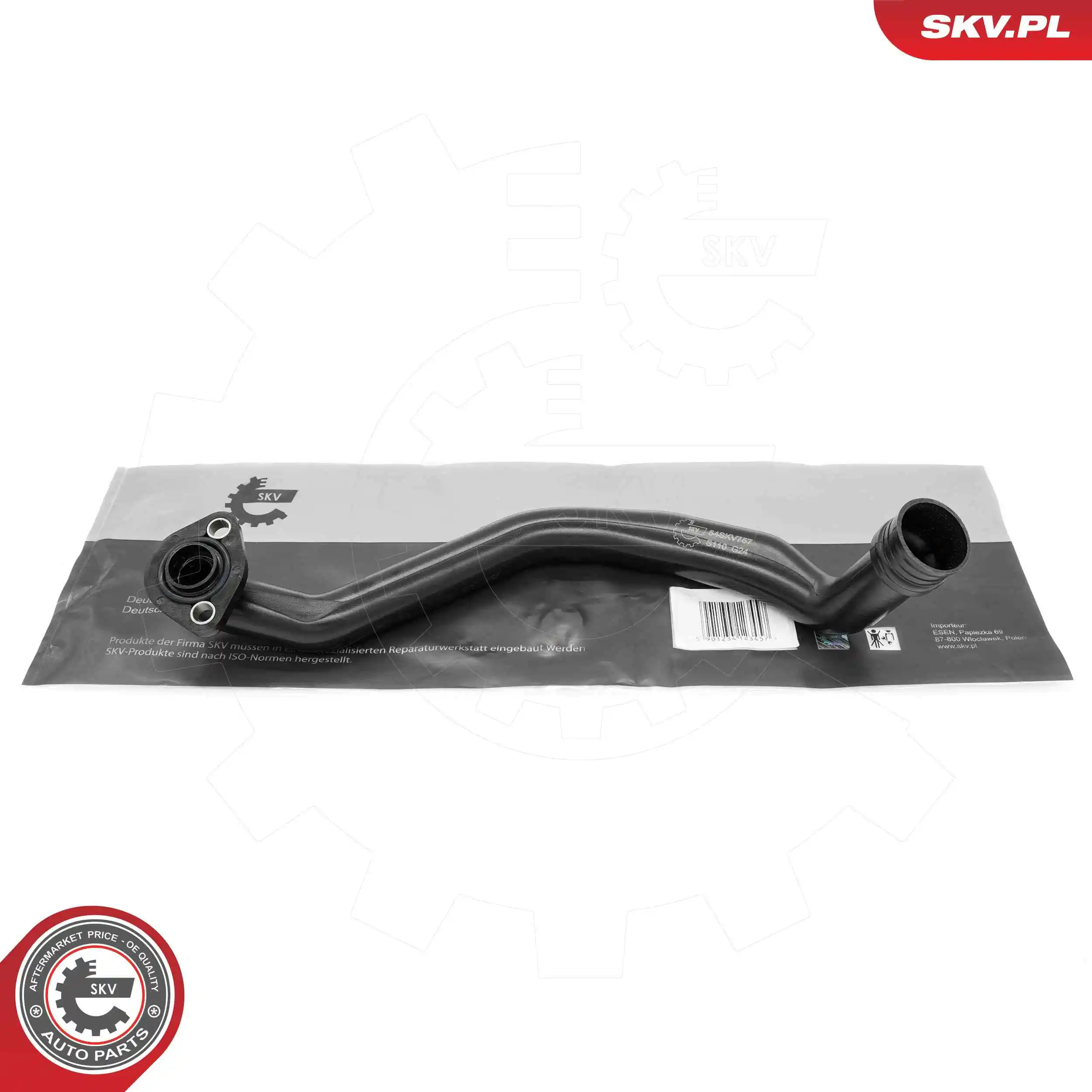 Hose, crankcase ventilation